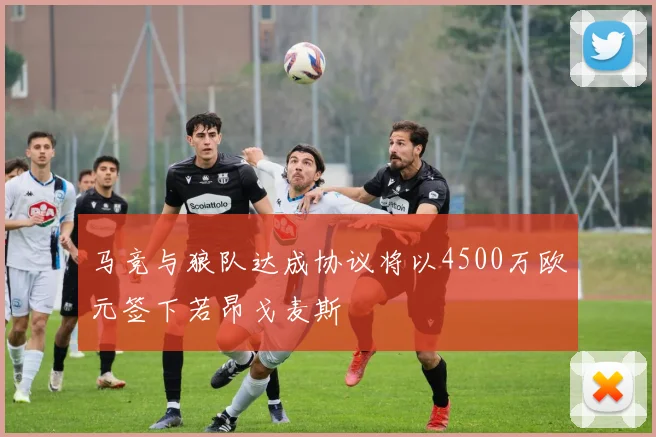 马竞与狼队达成协议将以4500万欧元签下若昂戈麦斯
